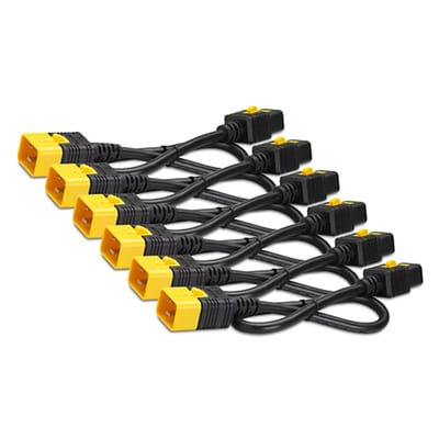 Schneider Electric Power Cord Kit (6 ea), Locking, C19 to C20, 1.2M AP8714S