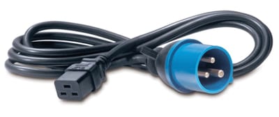 Schneider Electric Power Cord, C19 to IEC309 16A, 2.5M AP9876