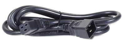 Schneider Electric Power Cord, C19 to C20, 0.6M AP9892