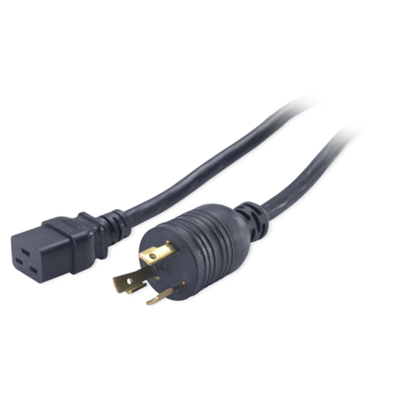 Power Cord, C19 to L6-30P, 2.4 (AP9896)