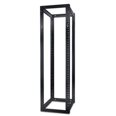 Schneider Electric NetShelter 4 Post Open Frame Rack 44U #12-24 Threaded Holes AR204A