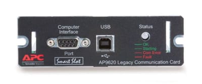 Schneider Electric Legacy Communications SmartSlot Card, UPS-Link protocol serial communications AP9620