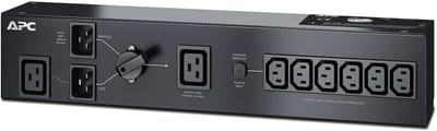 Schneider Electric APC Service Bypass PDU, 230V 16AMP W/ (6) IEC C13 AND (1) C19 SBP3000RMI