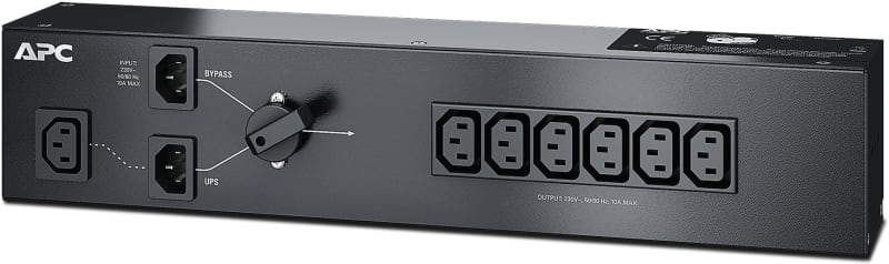 Schneider Electric APC Service Bypass PDU, 230V 10AMP W/ (6) IEC C13 SBP1500RMI
