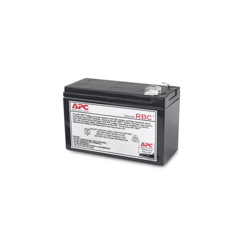 Schneider Electric APC Replacement Battery Cartridge, VRLA battery, 7AH, 12VDC, 2-Year warranty APCRBC110