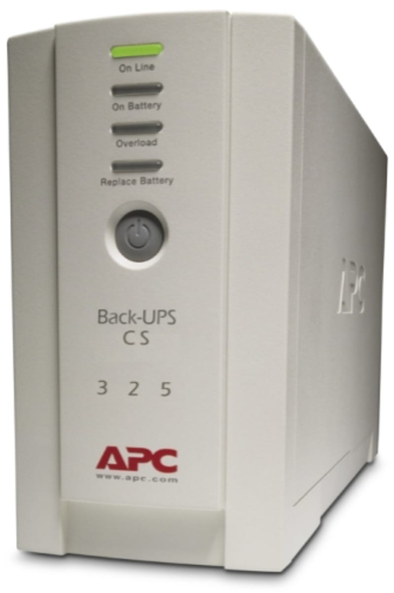 Schneider Electric APC Back-UPS CS 325VA, 230V, without auto shutdown software, 4 IEC outlets (1 surge) BK325I