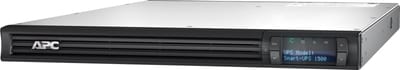 Schneider Electric APC Smart-UPS, Line Interactive, 1500VA, Rackmount 1U, 230V, 4X IEC C13 outlets, SmartSlot, AVR, LCD SMT1500RMI1U