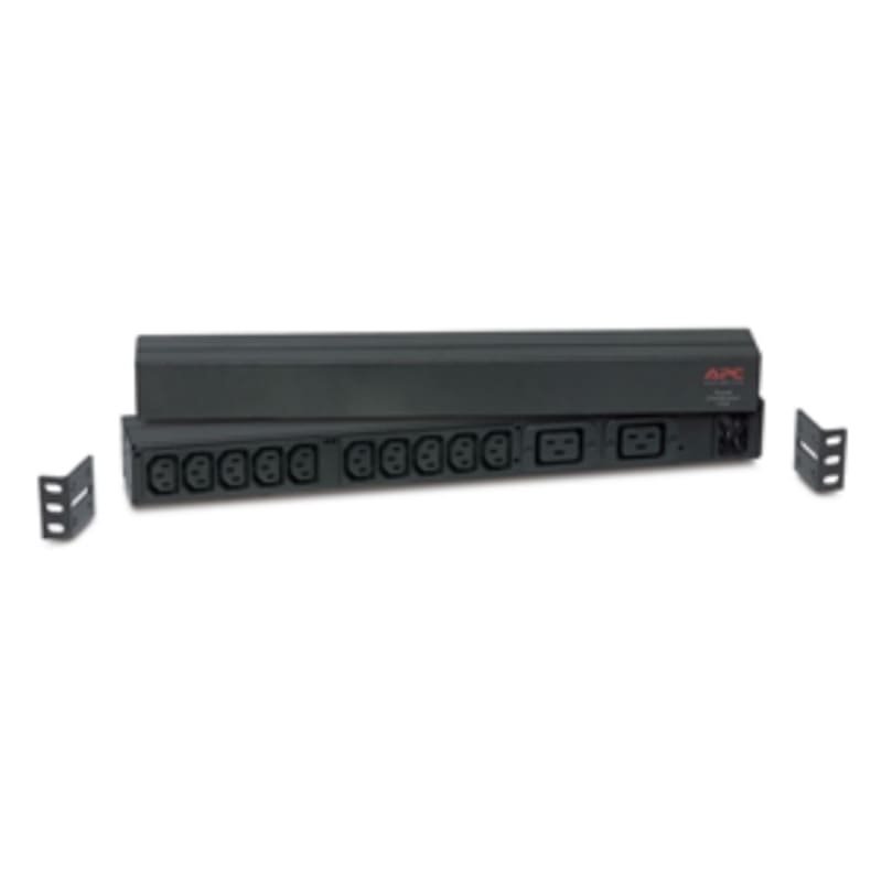 Schneider Electric Rack PDU,Basic, 1U, 16A,208&230V, (10)C13 & (2)C19 AP9559