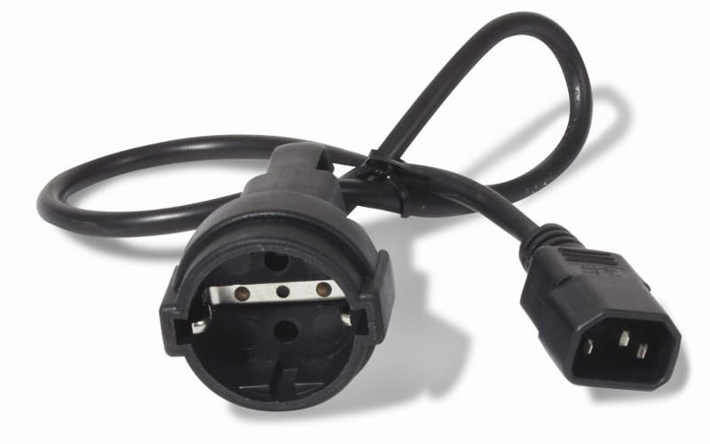 Schneider Electric Power Cord, C14 to CEE 7/7 Schuko, 0.6M AP9880