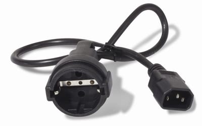 Schneider Electric Power Cord, C14 to CEE 7/7 Schuko, 0.6M AP9880