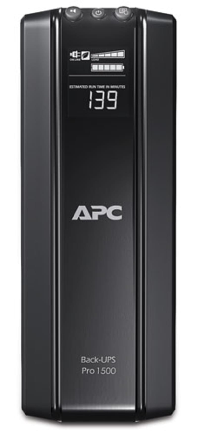 Schneider Electric APC Back-UPS Pro, 1500VA/865W, Tower, 230V, 10X IEC C13 outlets, AVR, LCD, User Replaceable Battery BR1500GI