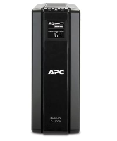 Schneider Electric APC Back-UPS Pro, 1500VA/865W, Tower, 230V, 6X CEE 7/7 Schuko outlets, Its Wave, AVR, LCD, User Replaceable Battery BR1500G-GR