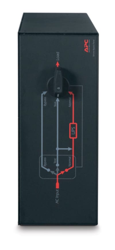 Schneider Electric APC Service Bypass Panel- 230V; 100A; MBB; Hardwire input; (3) 30A Hardwire Output SBP16KRMI4U