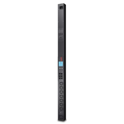 Schneider Electric Rack PDU 2G, Switched, ZeroU, 16A, 230V, (7) C13 & (1) C19, IEC309 Cord AP8958EU3