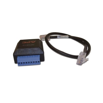 Schneider Electric Dry Contact I/O Accessory, additional dry contact input and relay outputs AP9810