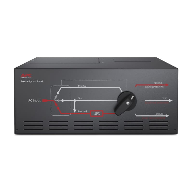 Schneider Electric APC Service Bypass Panel 200/208/230/240V 125A HW Input/Output SBP20KP
