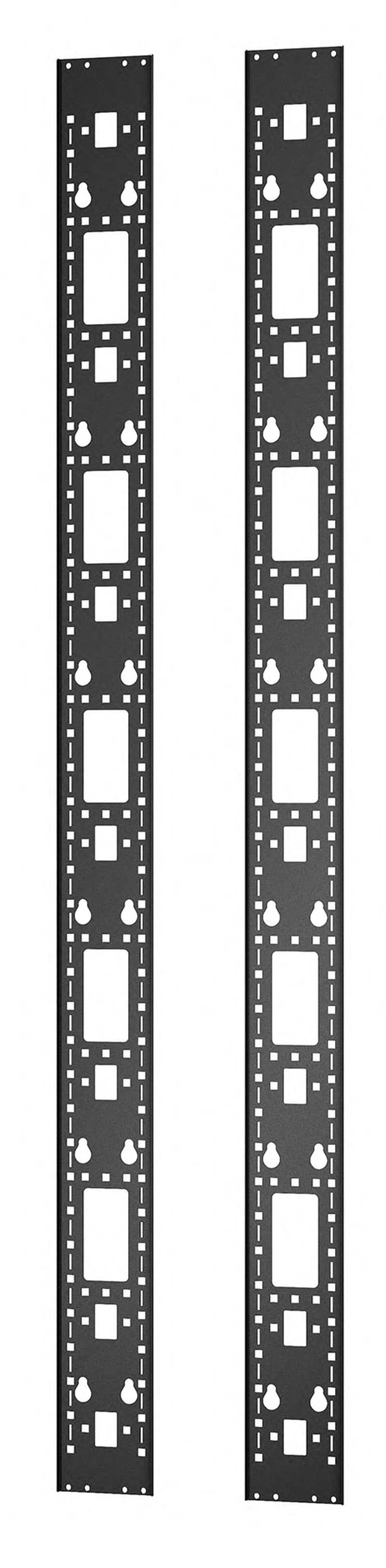 Schneider Electric ER7RCC42 Easy Rack Vertical 0U Accessory Channel, 42U, Pack of 2