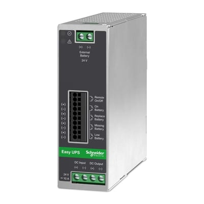 Schneider Electric Easy UPS control module, 24V DC-DC, DIN Rail, Industrial, 20A BVS480XDPDR
