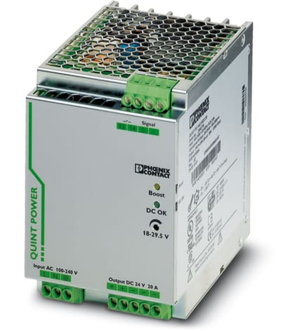 Power Supply 24VDC 20A (quint-PS/1AC/24DC/20)