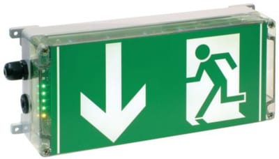 EXIT CG-S (arrow down) PU