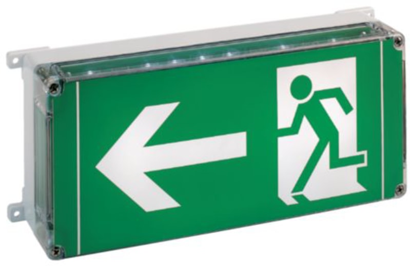 EXIT N (arrow LEFT-Hand) PL (12191030002)