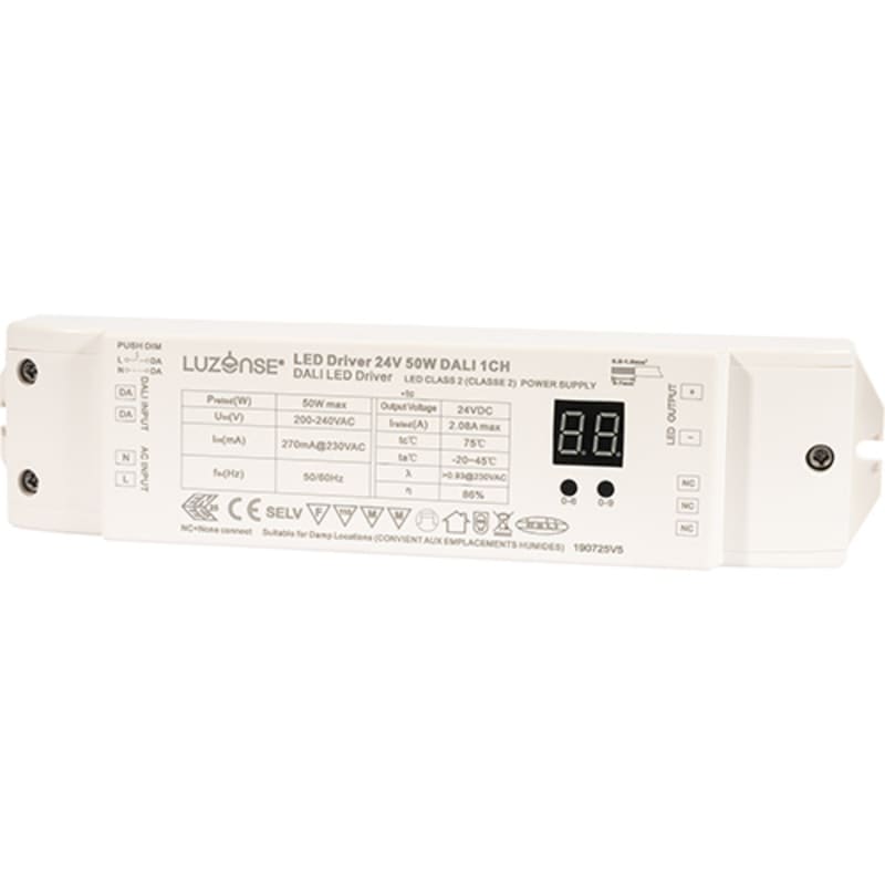 Driver 24V 50W DALI 1CH. (6614693)