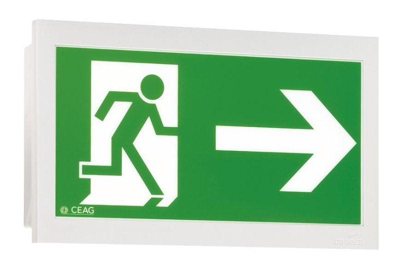 GuideLed sign arrow down (GuideLed 20M PU ISO 7010)