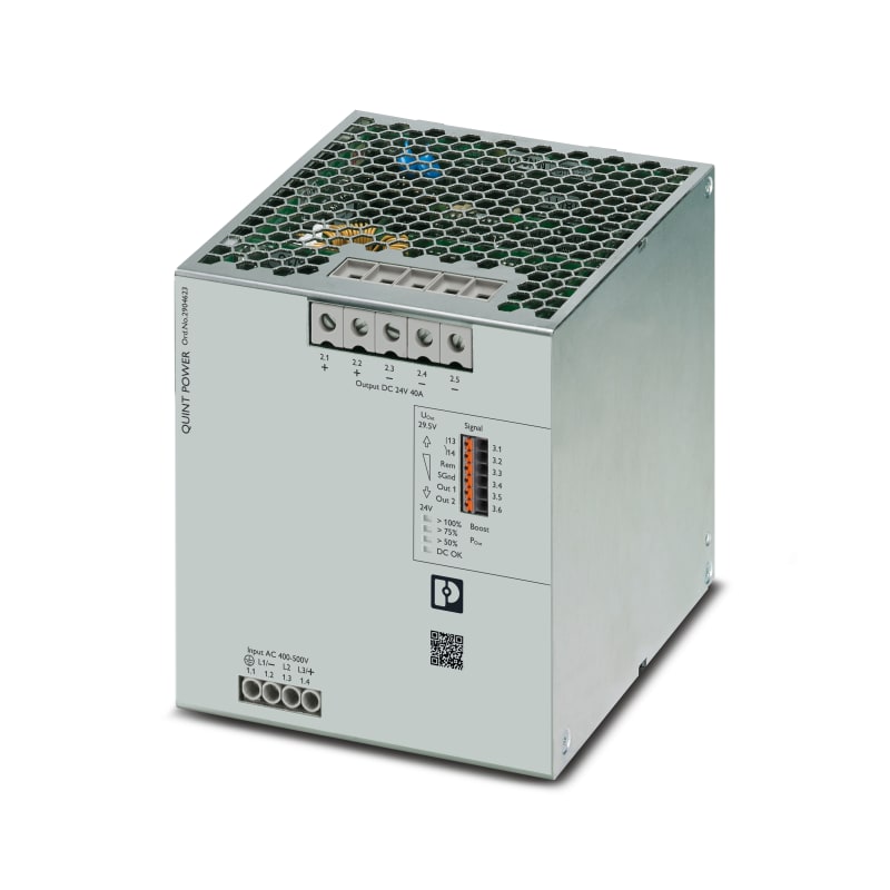 Phoenix Contact QUINT4-PS Power Supply 3AC/24DC/40 A (QUINT4-PS/3AC/24DC/40)