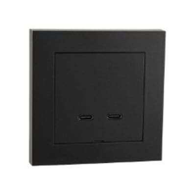 USB 2XC Charger 60W IF Black