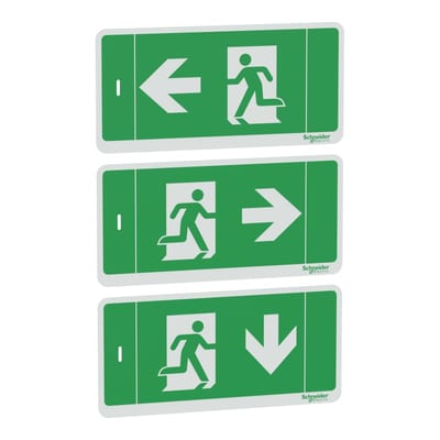 Exiway Light pictogram set 3 pcs up/h/v