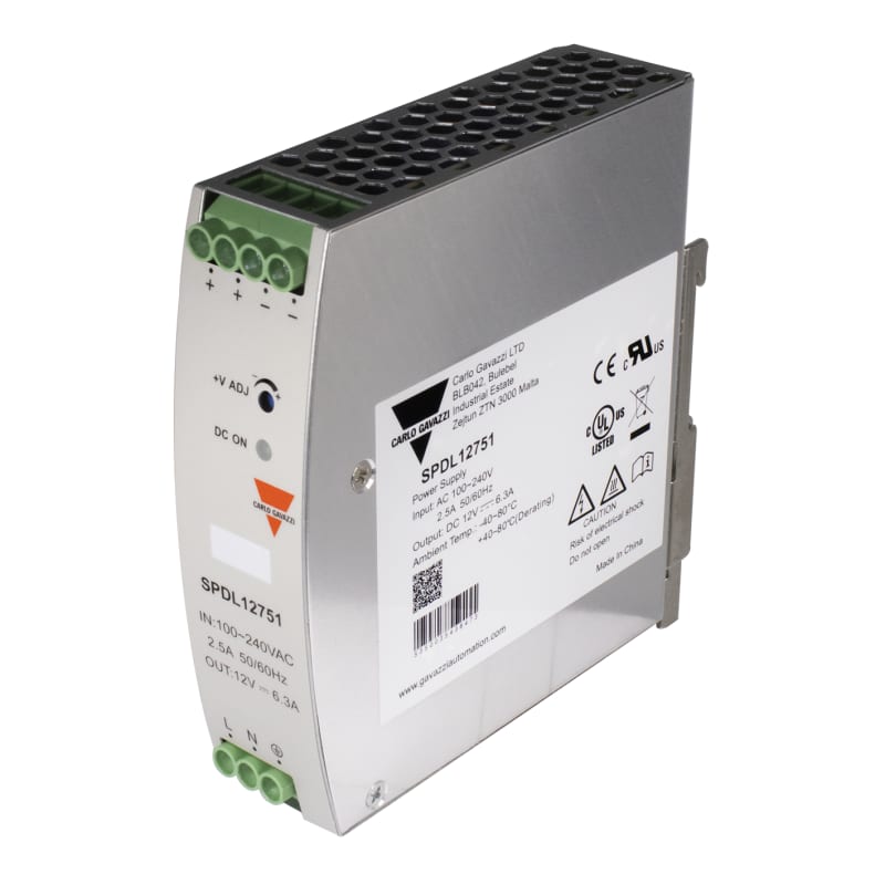 Power supply 75W 12VDC 6.3A (SPDL12751)