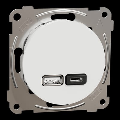 USB PD A+C charger 21W One PURE WHITE