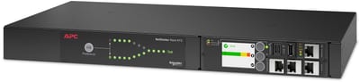 Schneider Electric APC Netshelter Rack Automatic Transfer Switch, 1U, 16A, 230V, 2 IEC309 IN, 1 IEC309 OUT, 50/60Hz AP4422A