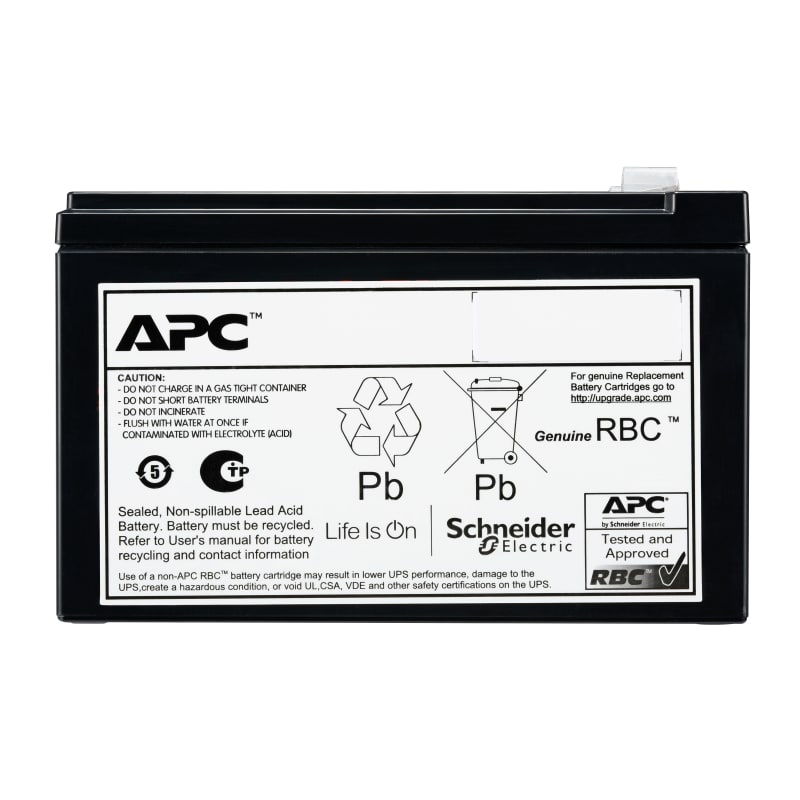 Schneider Electric APC Replacement Battery Cartridge, VRLA, 9AH, 48V DC, 2-Year warranty APCRBCV204