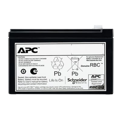Schneider Electric APC Replacement Battery Cartridge, VRLA, 9AH, 48V DC, 2-Year warranty APCRBCV204