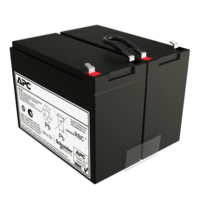 Schneider Electric APC Replacement Battery Cartridge, VRLA, 10AH, 24V DC, 2-Year warranty APCRBCV207