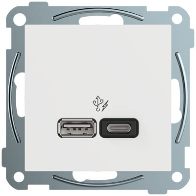 RS USB PD A+C charger 45W PURE WHITE