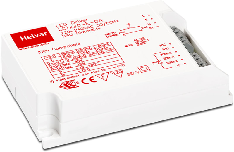 LED Driver 1X30W DALI (5502 LC1X30-E-DA)