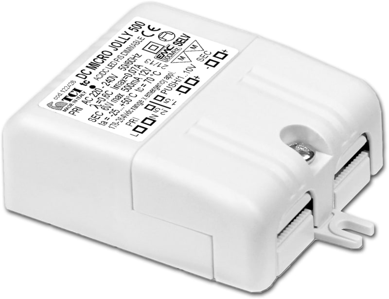 LED Micro Driver Jolly 6W 350MA DIM. (DCMICROJOLLY6W 350MA)
