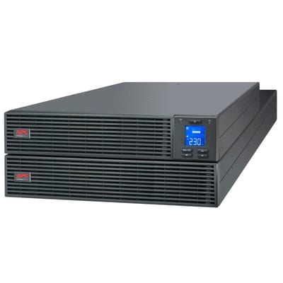 Schneider Electric APC Easy UPS On-Line, 6KVA/6KW, Rackmount 4U, 230V, Hard wire 3-Wire(1P+N+E) outlet, Intelligent Card Slot, LCD, W/O rail kit SRV6KRI