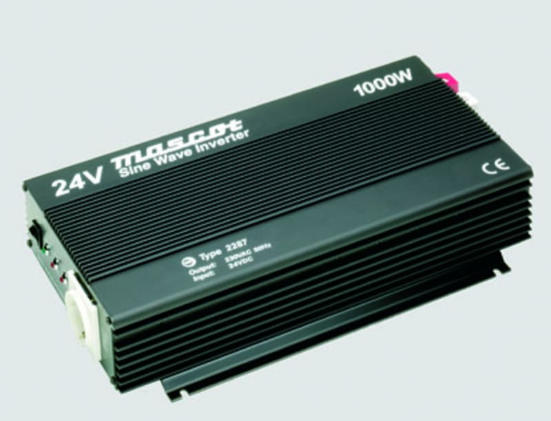 Mascot 2287 Pure Sine Wave Inverter, 24 V DC to 230 V AC, 1000/2000 W