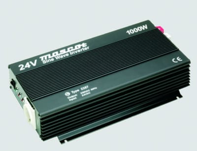 Mascot 2287 Pure Sine Wave Inverter, 24 V DC to 230 V AC, 1000/2000 W