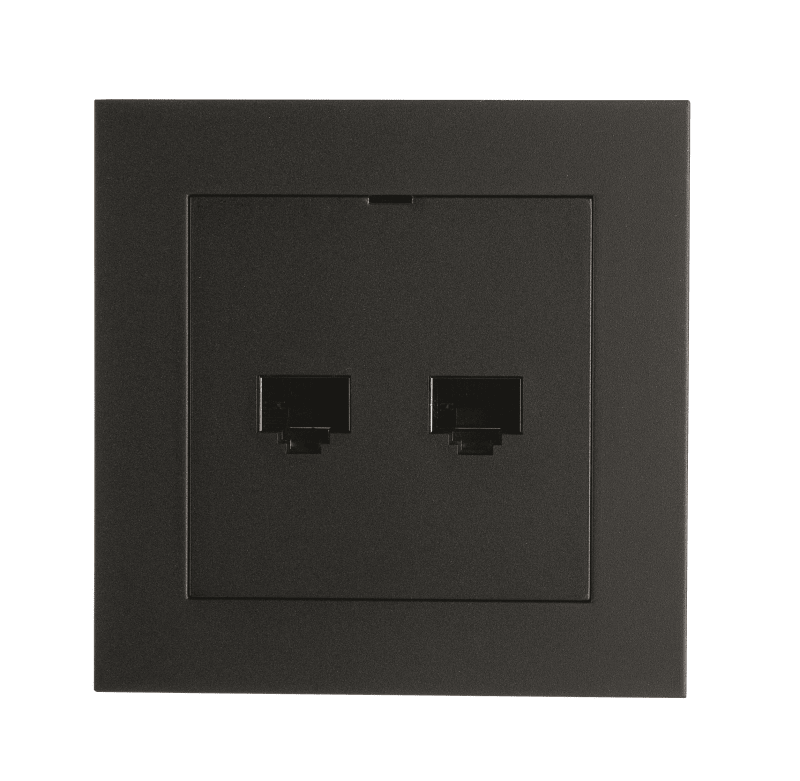 RJ45 IF CAT6 Black (78801)