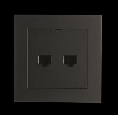 RJ45 IF CAT6 Black (78801)