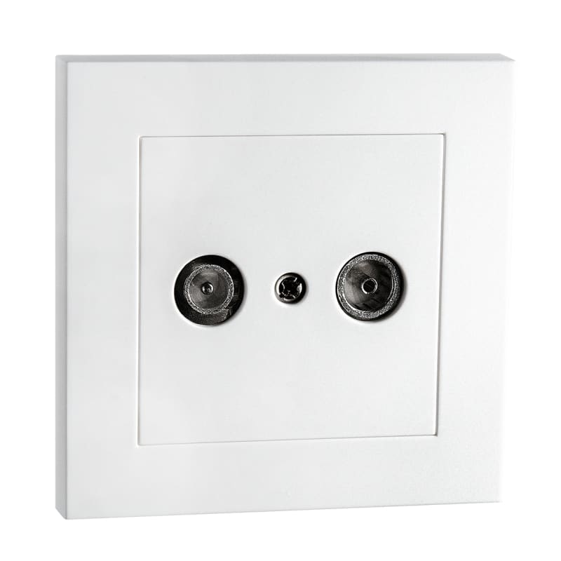 TV Outlet White (78900)