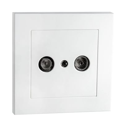 TV Outlet White (78900)