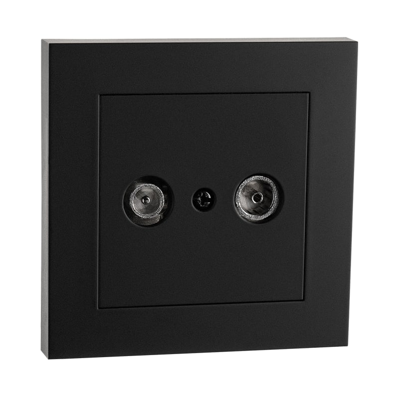 TV Outlet Black (78901)