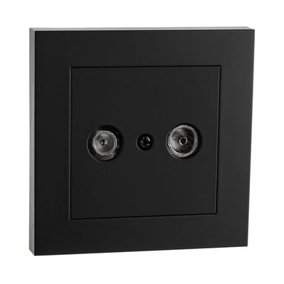TV Outlet Black (78901)