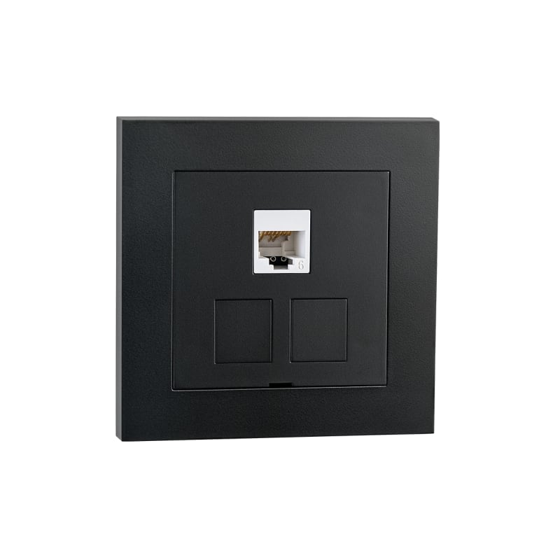 Modularoutlet 3X Keystone Black (78911)