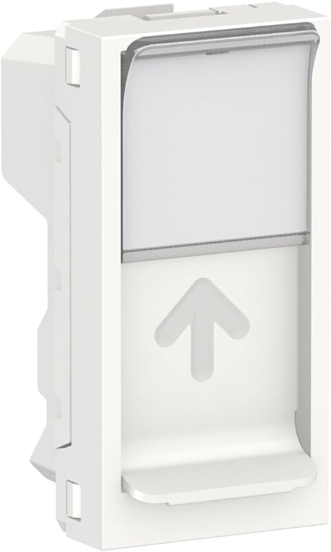RJ45 Keyst cover, 1 mod white (NU946018)
